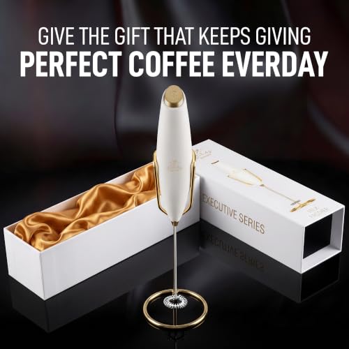 Powerful Milk Frother Wand With Duracell Batteries