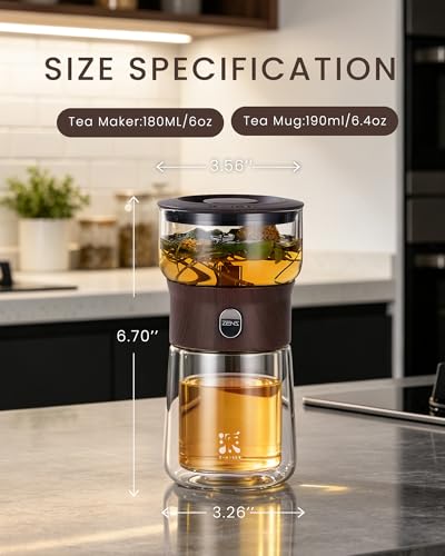 Small Glass Tea Infuser Pot