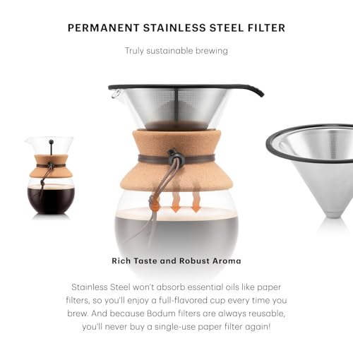 34oz Pour Over Coffee Maker