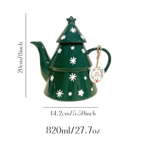 Christmas Tree 28oz Teapot