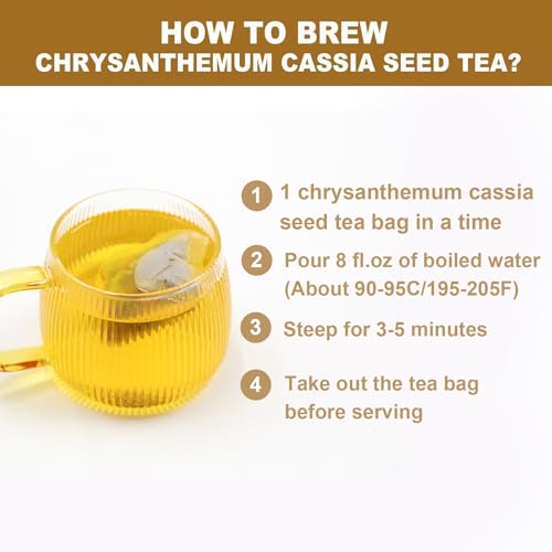 Chrysanthemum Cassia Seed Tea Bag (30 Count)