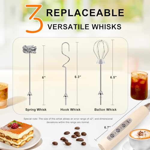 Handheld Milk Frother Wand for Coffee
