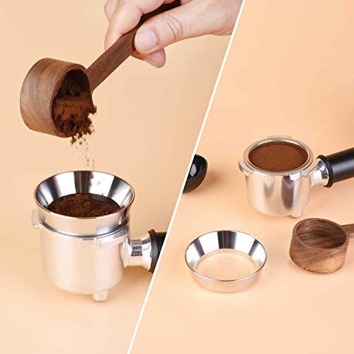 Stainless Steel Espresso Dosing Funnel Compatible with 51mm Portafilter