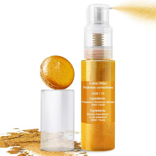 Gold Edible Glitter Spray
