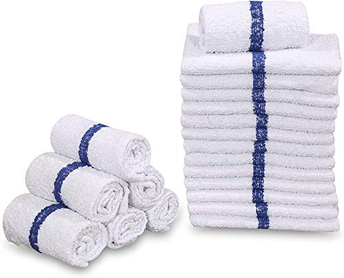 New Cotton Blend White Restaurant Bar Mops Kitchen Towels (36 Count)