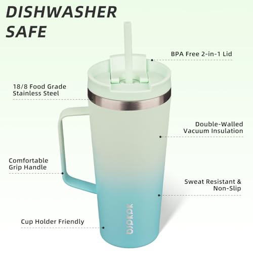 22oz Insulated Tumbler with Handle