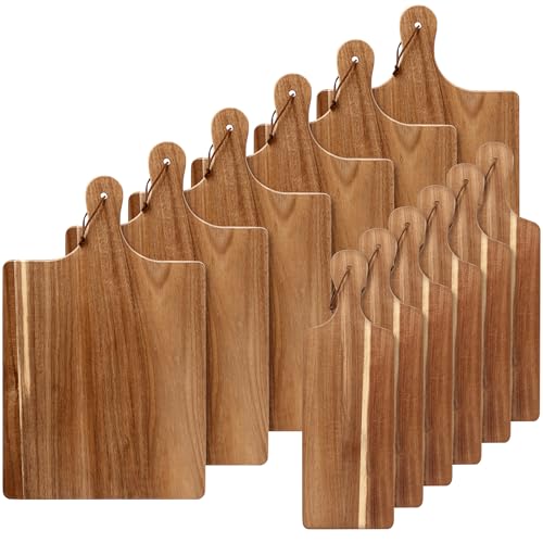 12 Pack Acacia Wood Cutting Board (12 Count)
