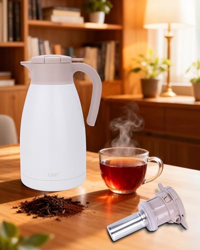 Stainless Steel Thermal Coffee Carafe Lid With Tea Infuser