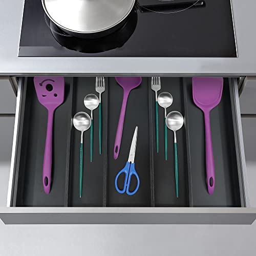 Bamboo Drawer Organizer Kitchen Utensils