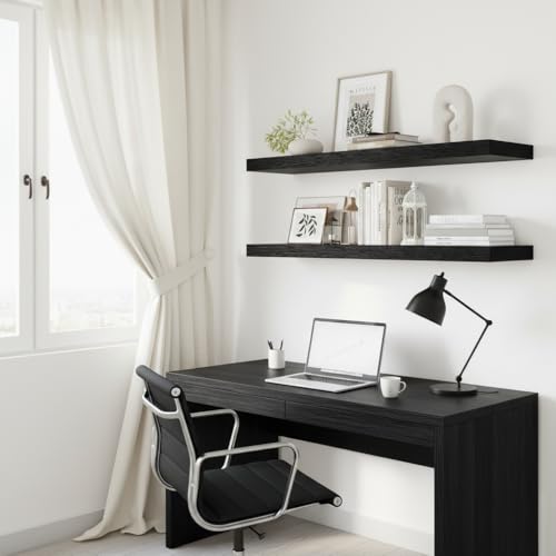 Deep Floating Shelves 36x12” Set of 2 (2 Count)