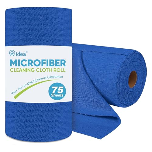 Microfiber Cleaning Cloth Roll (75 Count)