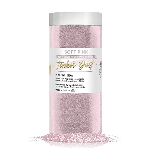 Soft Pink Edible Glitter