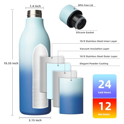 25oz Insulated Water Bottle