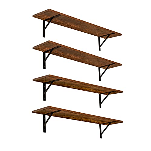 Long Wall Shelves (4 Count)