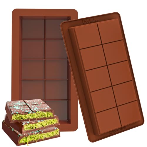Deep Chocolate Bar Molds 2 Pack (2 Count)
