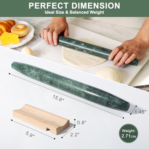 Natural Marble Rolling Pin for Baking