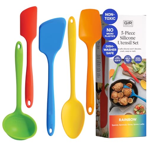 5 Piece Silicone Kitchen Utensils Set (5 Count)