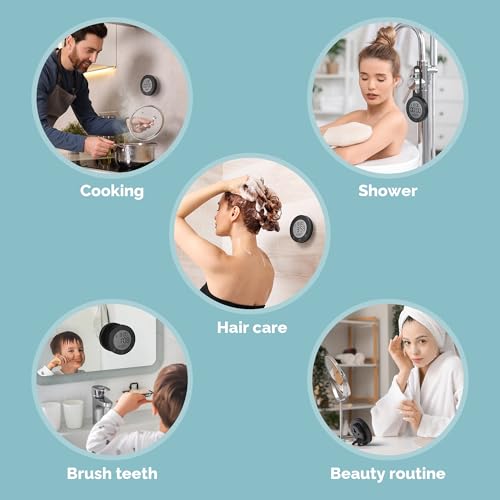 Shower Clock Waterproof Bathroom Timer