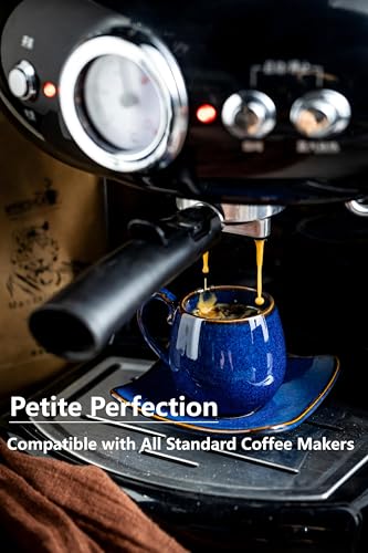 3oz Espresso Cups with Saucers (6 Count)