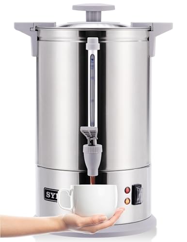 Commercial Grade Stainless Steel Percolate Coffee Maker Hot Water Urn for Catering
