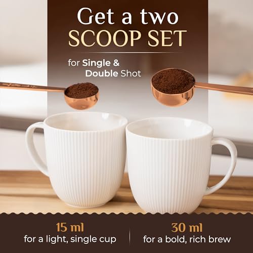 Premium Coffee Scoop Set (2 Count)