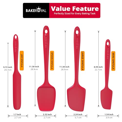 Silicone Spatula Set (4 Count)