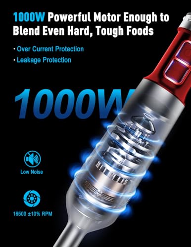 Powerful Immersion Blender handheld