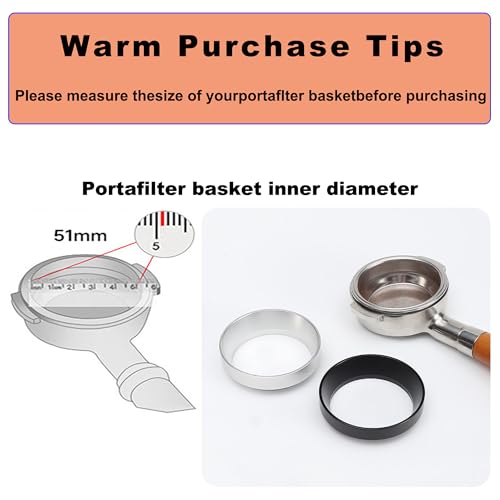 51mm Espresso Dosing Funnel & Silicone Mat