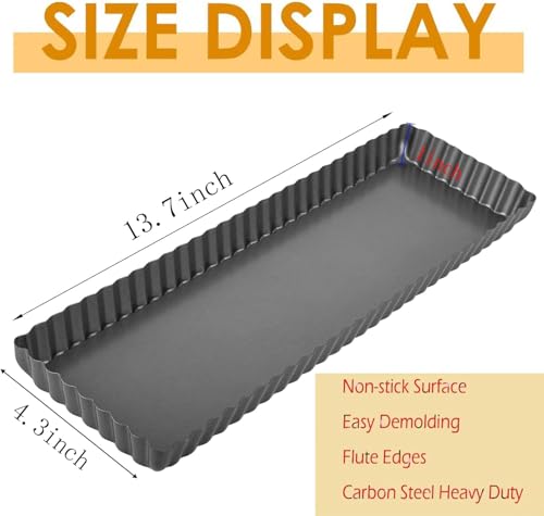 RINCH PAN Rectangular Tart Pan (2 Count)
