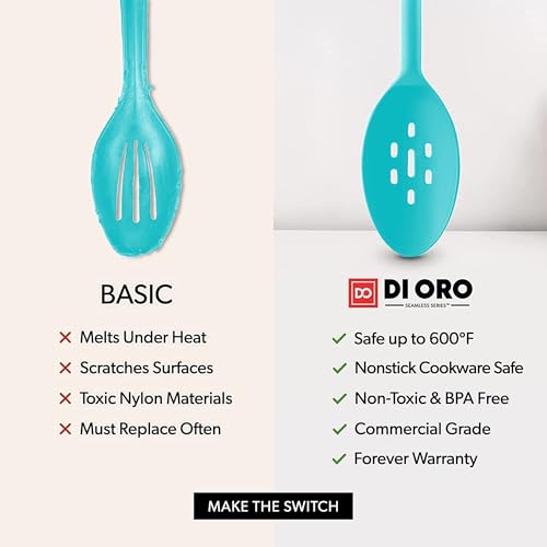 DI ORO Silicone Cooking Spoons