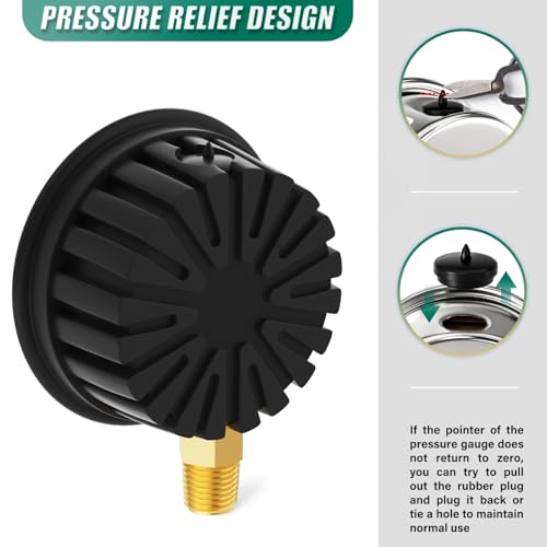 0 100PSI Stainless Steel Liquid Filled Pressure Gauge