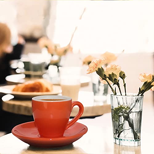 Porcelain Espresso Cup with Saucer