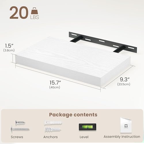 16 X 9 Floating Shelves