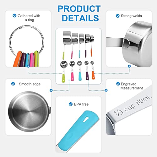 Stainless Steel Measuring Cups Set