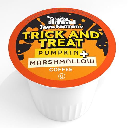 Coffee Pods Pumpkin and Marshmallow Flavored Coffee Compatible with K Cup Brewers Including 2.0 (40 Count)