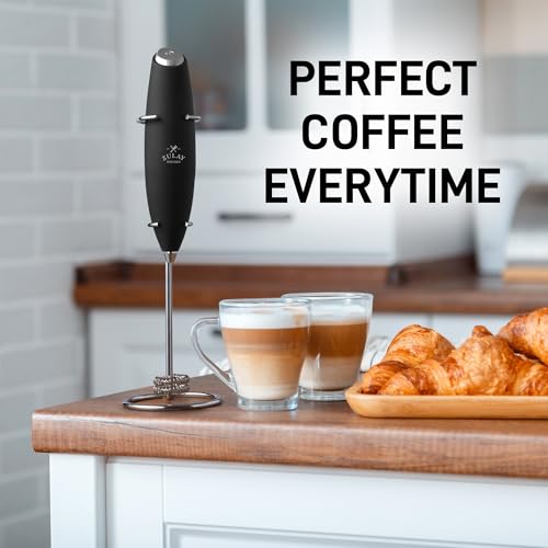 Powerful Milk Frother Wand With Duracell Batteries