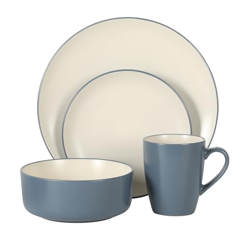 Oxford Blue Plates and Bowls Sets