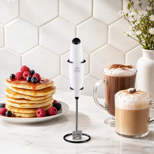 Powerful Milk Frother Wand With Duracell Batteries