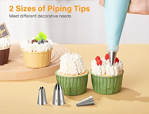54 Piping Bags and Tips Set Frosting Piping Kit for Beginners & Pros