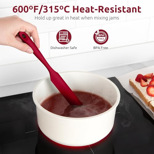 Skinny Silicone Jar Spatula Scraper