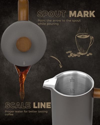 POLIVIAR French Press Coffee Maker