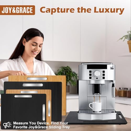 Appliance Slider for Kitchen Appliances 360° Rolling Sliding Tray for Coffee Maker Countertop