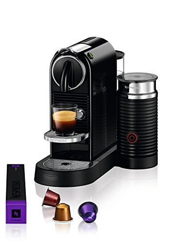 CitiZ Coffee and Espresso Machine by De'Longhi with Milk Frother