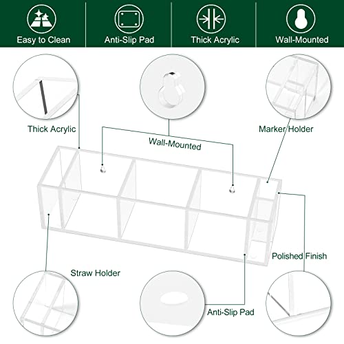 Triple Cup Holder With Marker Slot