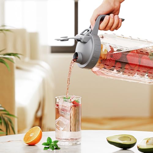 Glass Mason Jar Pitcher