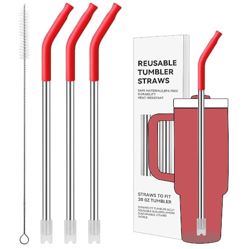 Straight Metal Straws for Stanley 30oz