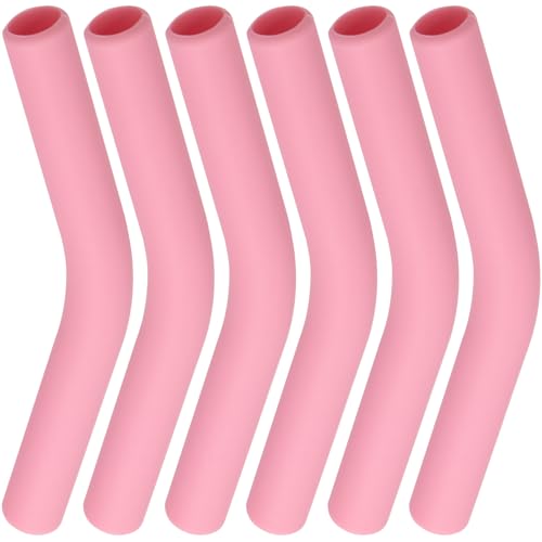 6pcs Food Grade Silicone Straw Tips (6 Count)