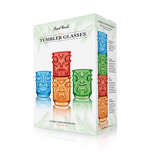 Tiki Cocktail Glasses (4 Count)