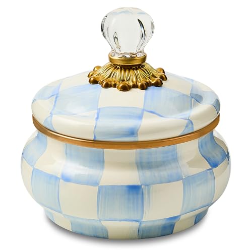Enamel Squashed Pot