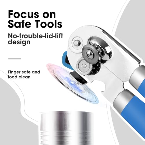 Heavy Duty Hand Can Opener Manual with Magnet
